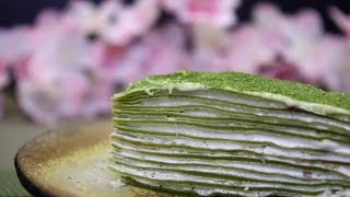 Maccha Mille Crêpe Recipe 抹茶ミルクレープの作り方