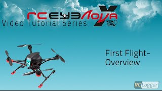 RC Logger NovaX 350 - First Flight - Overview