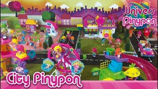 Retrouve tous les jouets Pinypon au cœur de la ville ! Et si tu nous aidais à retrouver les bébés ?