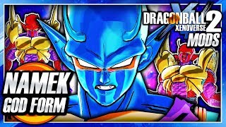 Dragon Ball Xenoverse 2 PC: Super Namekian God Piccolo w/ Red Dragon Transformation DLC Mod Gameplay