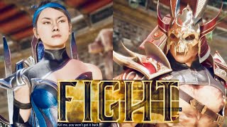 MK11 Kitana Kahn Vs Shao Kahn