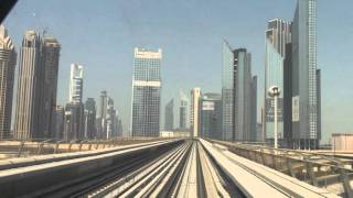 Dubai Metro Cab Ride On The Red Line