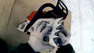 Китайские зубчатые упоры на Штиля / Chinese bumper spikes for Stihl