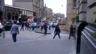 Fighting Hooligans Scotland Hibernian vs Hearts #Games 2015   Full HD #Funny 2015 Fails