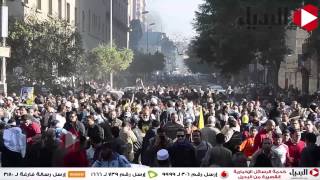 إشتباكات بالخرطوش في مسيرة الاخوان بالزيتون