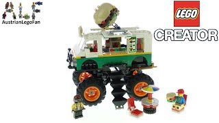 LEGO Creator 31104 Monster Burger Truck - Lego Speed Build Review