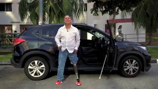 The single-leg amputee Grab driver