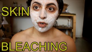 HOW TO BLEACH YOUR SKIN!!! Oxy Life Face Bleaching Kit