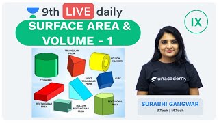 Surface Area & Volume - Lecture 1 | Class 9 | Unacademy Foundation - Maths | Surabhi Gangwar
