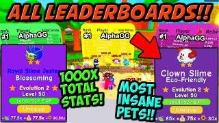 #1 LEADERBOARD PLAYER!! ALL 3!! BEST PETS SUPER OP!! | Lawn Mowing Simulator (Roblox)