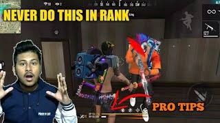 FREE FIRE | RANK PRO TIPS AND TRICKS  KILL FREE FIRE | KILL ALL WITH MP40