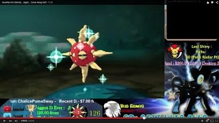 Live Shiny Solrock In Pokemon ORAS After 126 Encounter via DexNav