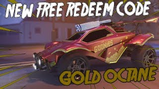 GOLD OCTANE COMING? AND NEW FREE REDEEM CODE IN ROCKET LEAGUE