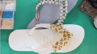 Chinelos havaianas customizado para Revellion (FINAL)  Maguida Silva