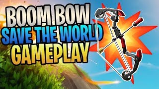 FORTNITE ??New BOOM BOW??Save The World Gameplay