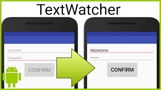 Disable Button When EditText Is Empty (TextWatcher) - Android Studio Tutorial