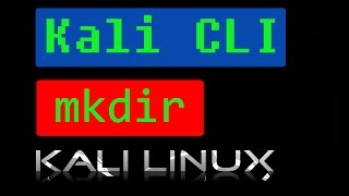 Kali Linux Cli - mkdir