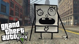 GTA 5 Mods - SPONGEBOB'S "DOODLEBOB" MOD (GTA 5 PC Mods Gameplay)