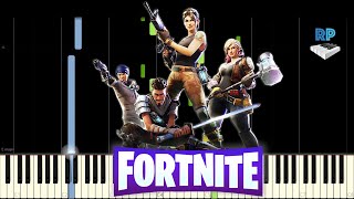 Fortnite Menu Theme (Season 1+2) - Synthesia Piano Tutorial