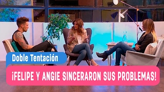 Doble Tentación - ¡Felipe y Angie sinceraron sus problemas con Karla!  Capítulo 18