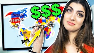 Throwing A Dart At A Map And Buying Makeup ONLY From There