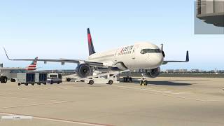 Xplane 11 Caribbean Vacation DCA-ATL Full Flight Flight Factor 757 V2 Pt.1