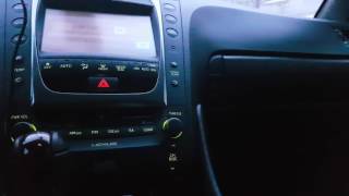 Работа вентилятора отопителя Lexus после замены втулок на подшипники.