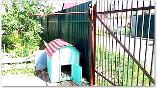 Заводчикам собак. Практичная и удобная посадка собаки на цепь.