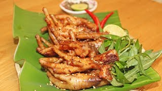 CÁCH LÀM CHÂN GÀ NƯỚNG SA TẾ THƠM CAY NGON TUYỆT - CKK