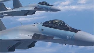 轟6K、運8、蘇愷30、殲11戰機 共機再擾台 20190415 公視晚間新聞