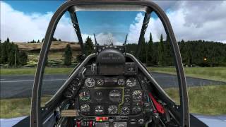 A2A P-51D Mustang Startup and Takeoff FSX