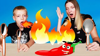 Большая, Средняя или Маленькая Ложка Челлендж от Боти как у Влад А4