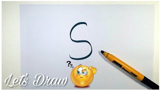 Very Easy ! S - with How to Draw a DUSSEHRA Easily / Raavan for Dussehra drawing / step by step