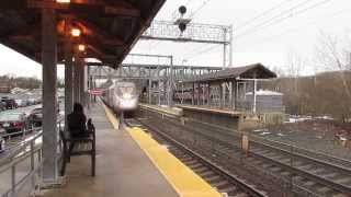 Rare Catch, Amtrak P42 through Canton Junction!