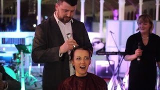 Bride Shaves Her Head During Wedding For Terminally Ill Husband