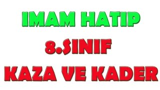 İmam Hatip 8. Sınıf Din Kültürü ve Ahlak Bilgisi Eğitim Seti