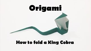How to fold an Origami King Cobra