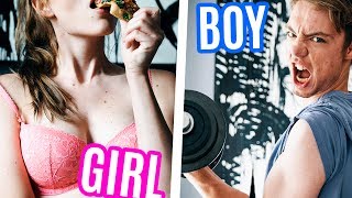 Boy vs. Girl - Alleine zuhause | Die Lochis