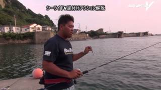 スロージギングの釣り方：水中映像＆ロッドワーク。ジグ逆付け / SeaRideV by BlueBlue
