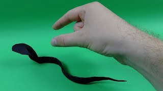 How to make a paper snake. Origami Snake.