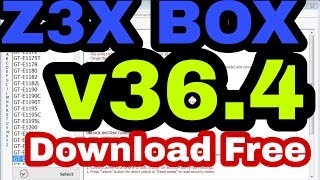 Z3x Box Samsung Tool Pro v36.4 (2019) Latest Version New Update