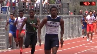 2015 Track - CIF-ss Prelims - D1 - Men's 4x100 Relays (5 Heats)