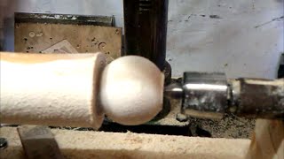 Самый простой способ точения шара The process of turning the sphere