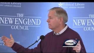 Raw Video: Lindsey Graham at Politics and Eggs event