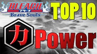 Bleach Brave Souls Top 10 Power Characters November 2017