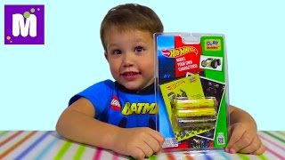 Хот Виллс лепим из набора супер теста машинку