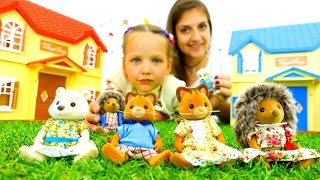 Детские игры Гулливер. Кукольные домики для игрушек Village Story