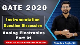 GATE 2020 I Instrumentation I Analog Electronics I Question Discussion I Part 01