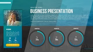 How To Design Beautiful Profile, Business Portfolio, CV Slide in Microsoft Office365 PowerPoint PPT