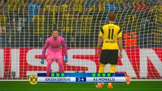 Borussia Dortmund vs AS Monaco - PES 2017 Penalty Shootout